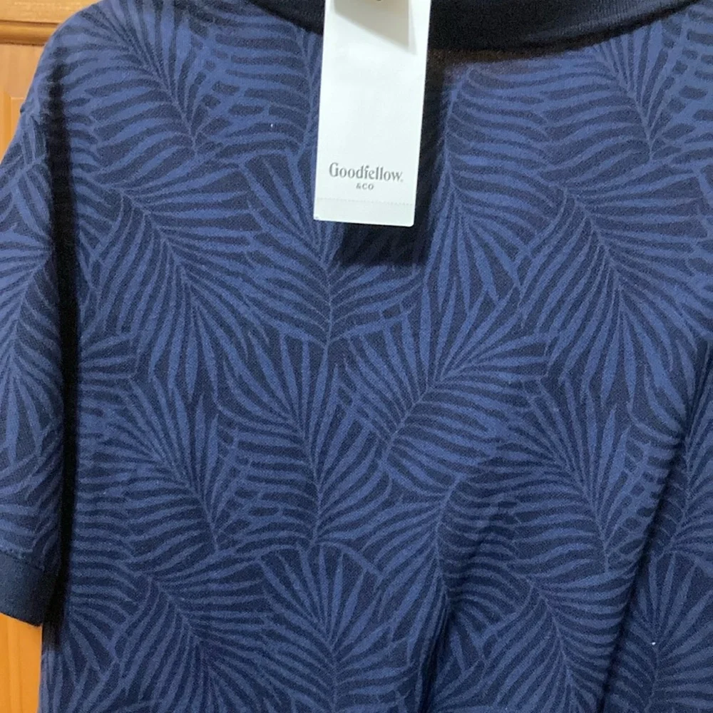 Goodfellow & Co Blue Polo Shirt Classic Design - Picture 3 of 4